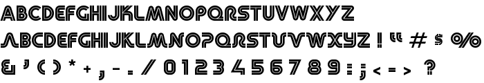 Retro Stereo Wide font