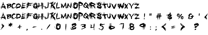 Righteous Kill font