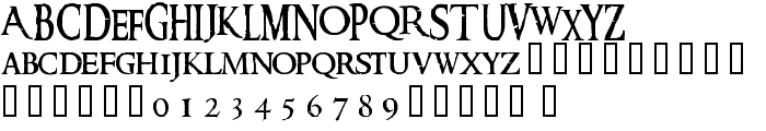 Ringbearer Medium font