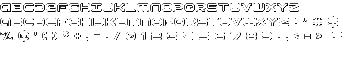 Robotaur 3D font