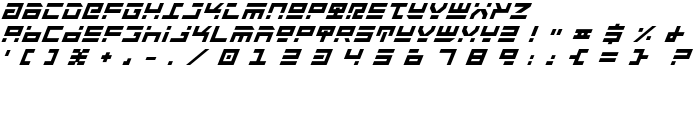 Rocket Type Bold Italic font