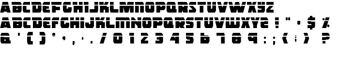 Rogue Hero Laser font