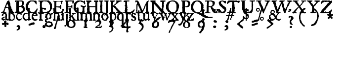 Roman Antique font