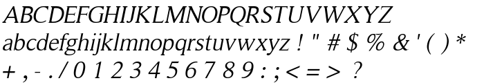 RomanSerif-Oblique font