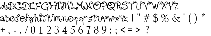 romanticfont2 font