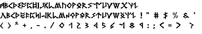 Rosicrucian font