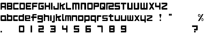 RS125 Original font