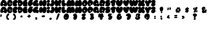 Rubberneck font