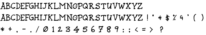 Rund Marker font