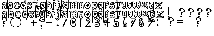 sabrina star font