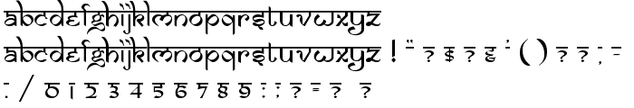 Samarkan Normal font