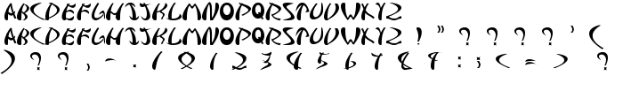 Samurai font