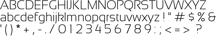 Sansation Light font