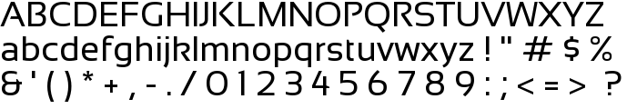 Sansation font