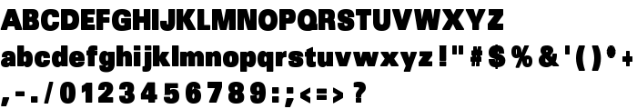 SansBlack font