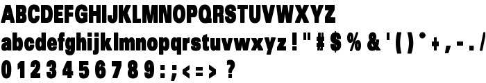 SansBlackSmall font