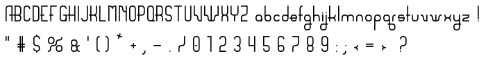 Sanserifing font