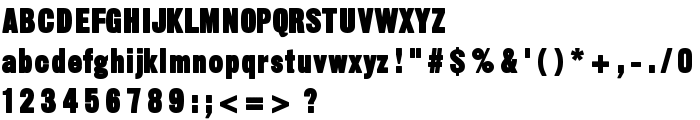 SansThirteenBlack font