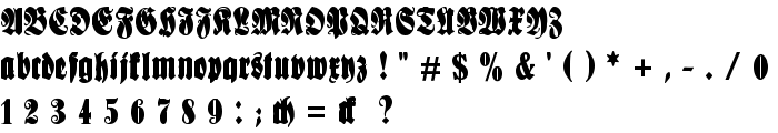 Schmale Anzeigenschrift font