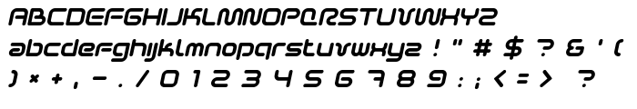 Sci Fied 2002 Italic font