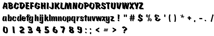 Scratch font