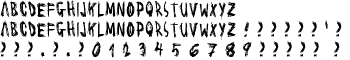 Scrawl font