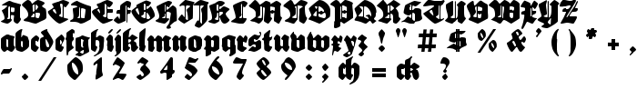 Sebaldus-Gotisch font