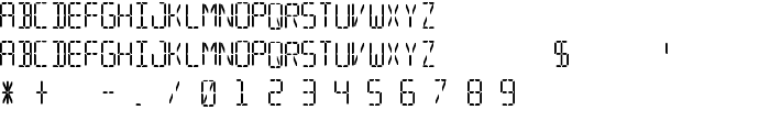 Segmental font