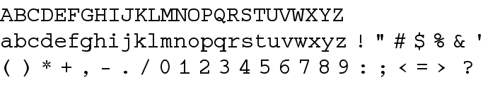 Selectric font