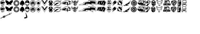 Sentai 30 Dingbats font