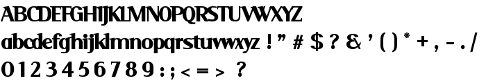 Serif Black font