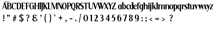 Serif Narrow font