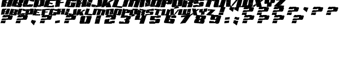 SF Aftershock Debris Italic font