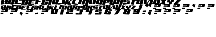 SF Aftershock Debris Solid Italic font