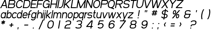 SF Arborcrest Medium Oblique font