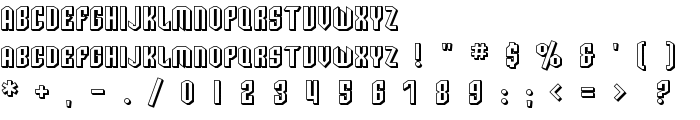 SF Archery Black SC Shaded font