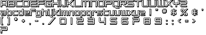 SF Chromium 24 Bold font