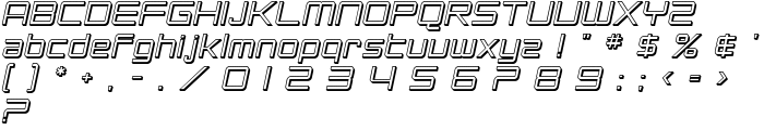 SF Chromium 24 Oblique font