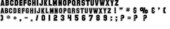 SF Collegiate font