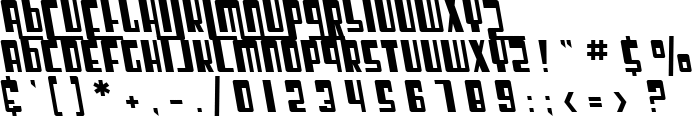 SF Cosmic Age Oblique font