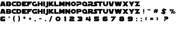 SF Distant Galaxy font