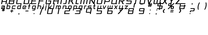 SF Fedora Titles Italic font