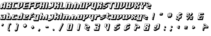 SF Funk Master Oblique font