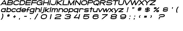 SF Grandezza Heavy Oblique font