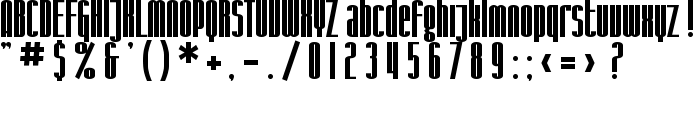 SF Iron Gothic Bold font