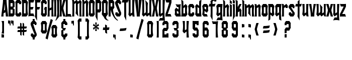 SF Ironsides Condensed font