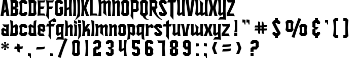 SF Ironsides font