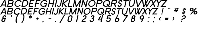 SF Old Republic SC Bold Italic font