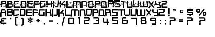 SF Outer Limits DistUpright font