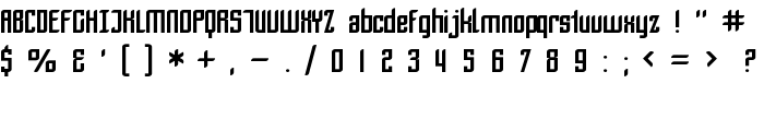 SF Piezolectric font